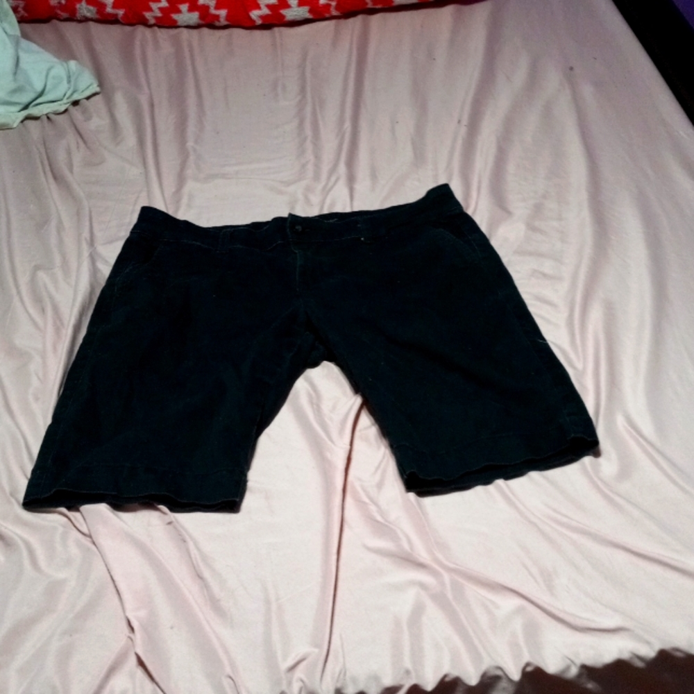 Black uniform shorts